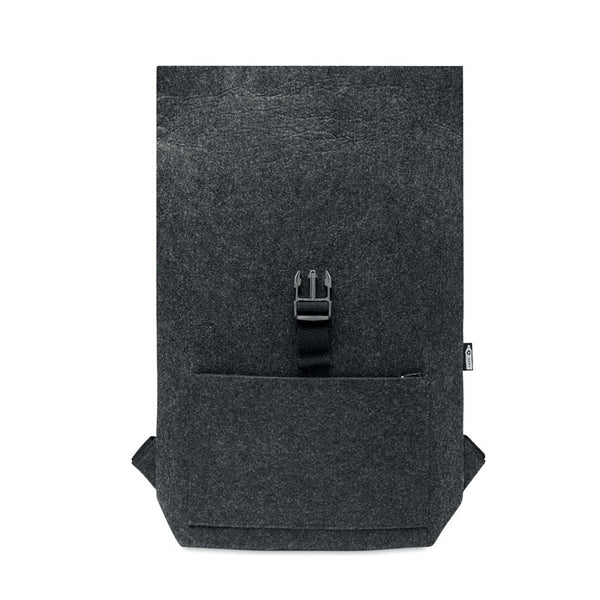 Branded RPET felt backpack