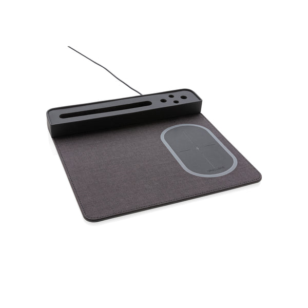 Branded Air mousepad with 5W wireless charging and USB