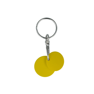 Multi Euro Trolley Coin Keyring