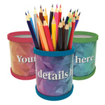Desk Tidy Pen Pots Supplied Flat Packed for Mailing