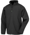 Result Genuine Recycled Kids Two Layer Printable Soft Shell Jacket Black
