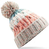Branded Beechfield Corkscrew Pom Pom Beanie