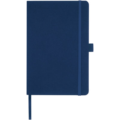 Branded Honua A5 recycled paper notebook with recycled PET cover