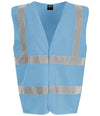 Pro RTX High Visibility Waistcoat Sky Blue