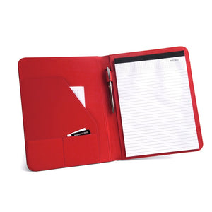 FITZGERALD. A4 folder in PU and 800D with lined sheet pad