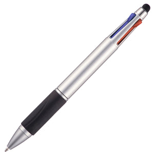 Trojan 4-Ink Stylus Pen | Branded Trojan 4-ink Stylus plastic pen