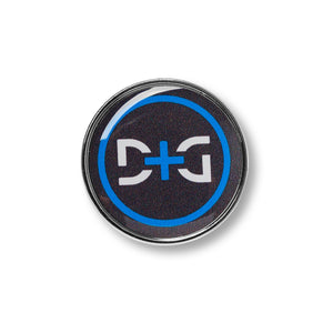 Express Printed Duo Pin Badge - Round 