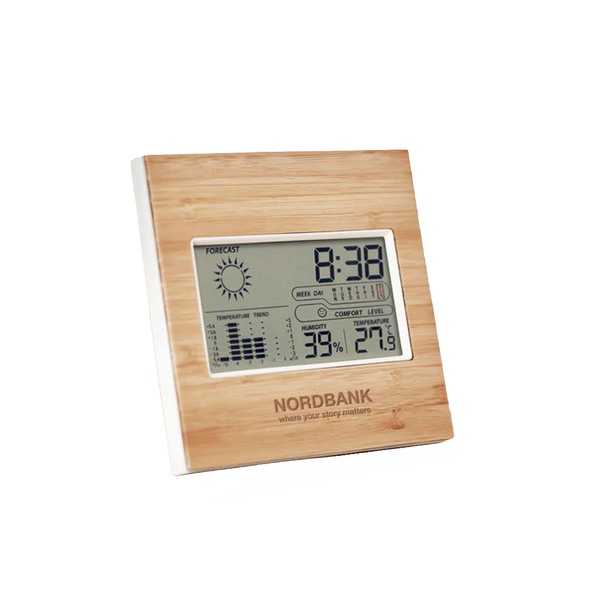 Weather station bamboo front