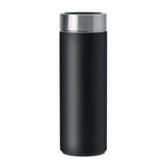 Branded Double wall bamboo flask with tea infuser 400ml