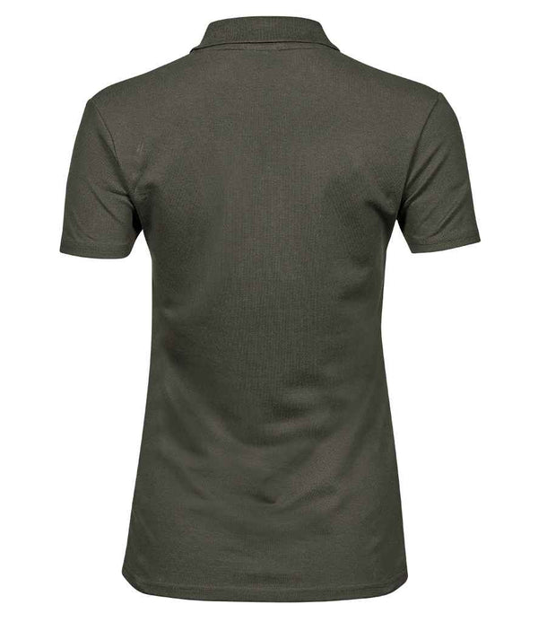 Tee Jays Ladies Luxury Stretch Polo Shirt Deep Green
