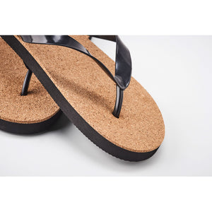 Cork beach slippers L