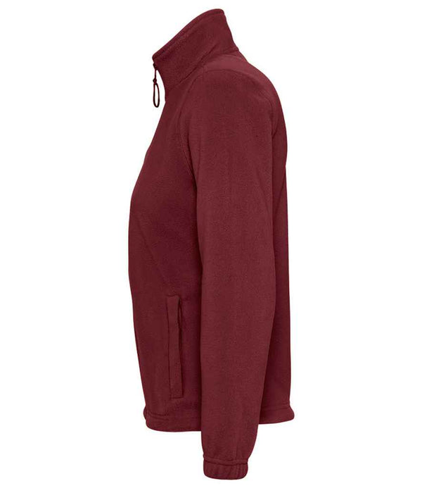 SOL'S Ladies North Fleece Jacket Burgundy