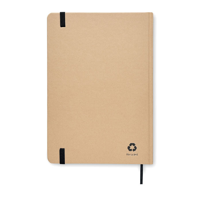 Branded A5 recycled carton notebook