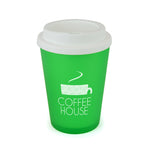 Branded Haddon Colour Frosted 350ml double wall tumbler