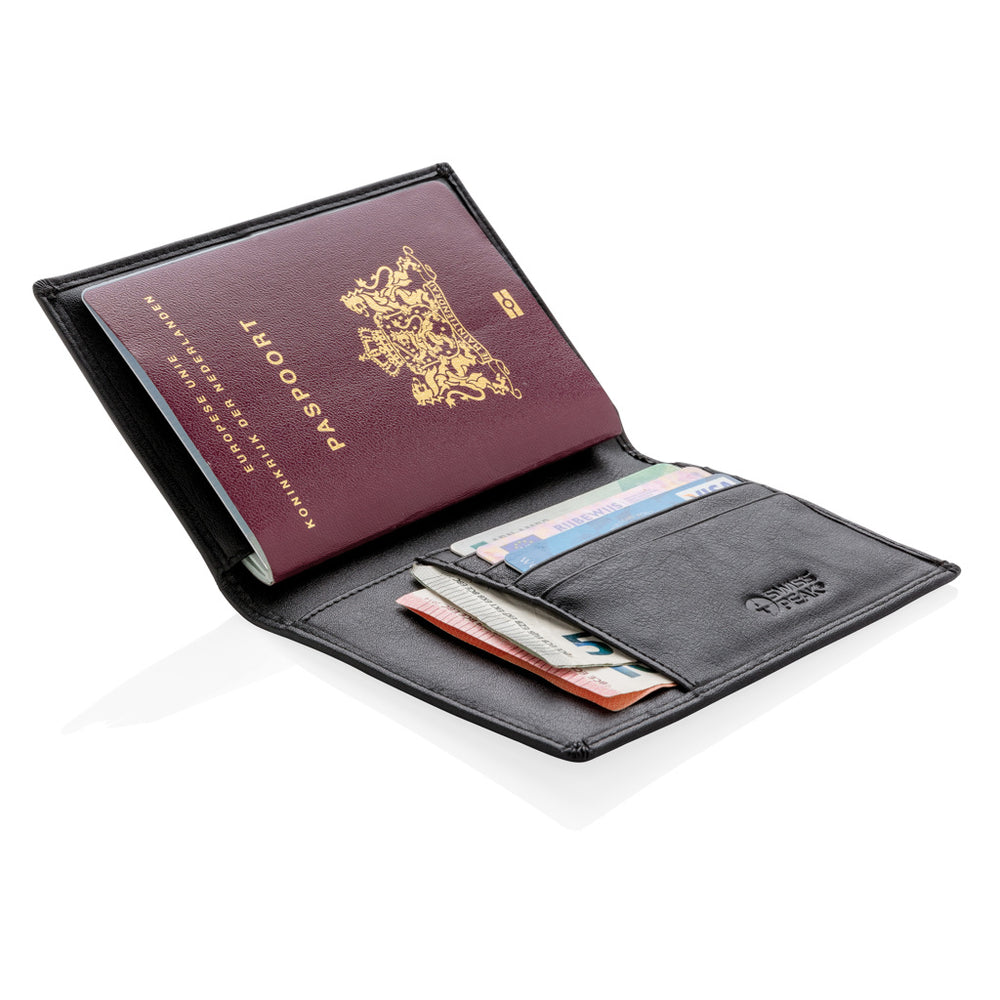 Branded RFID anti-skimming passport holder