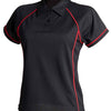 Finden and Hales Ladies Performance Piped Polo Shirt