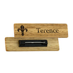 Real Wood Name Badges
