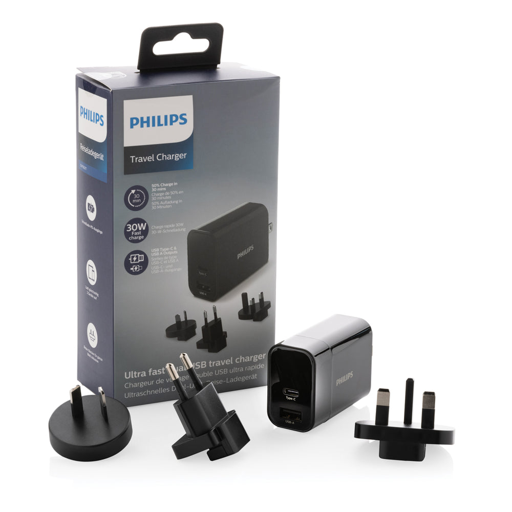 Branded Philips ultra fast PD travel charger