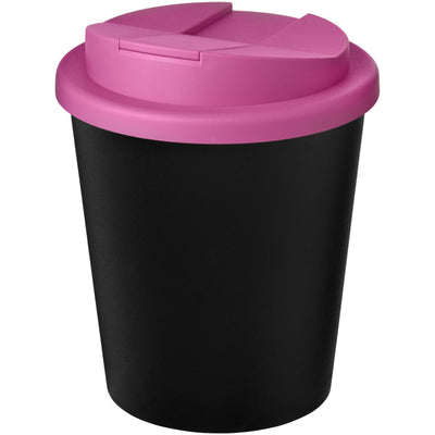 Branded Americano® Espresso Eco 250 ml recycled tumbler with spill-proof lid