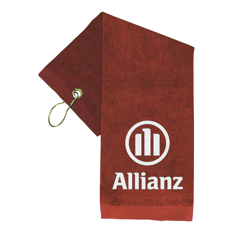 Branded Embroidered Cotton Golf Towel