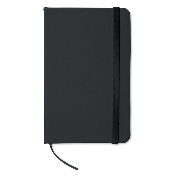 A6 notebook 96 lined sheets Black