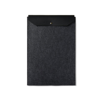 Branded VINGA Albon GRS recycled felt 17" laptop sleeve