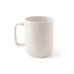 MIGHTY. Ceramic mug with cylindrical body 330 mL