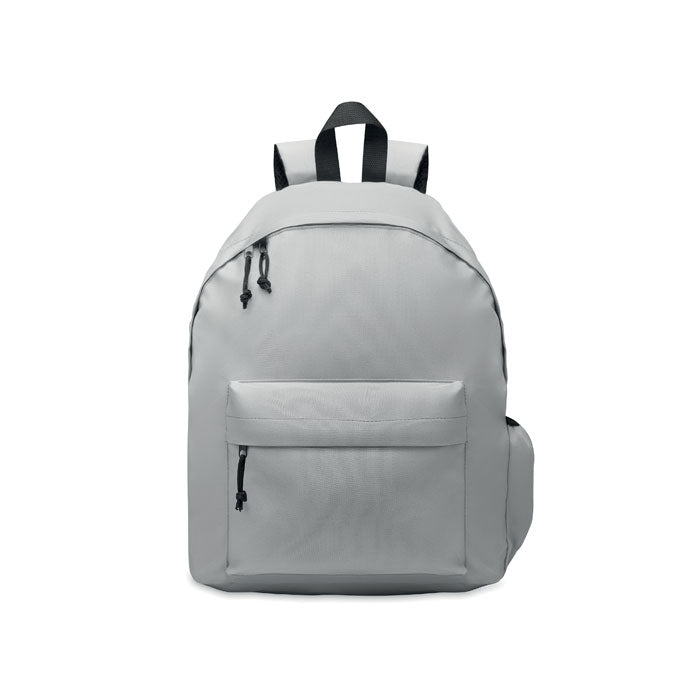 Branded 600D RPET polyester backpack