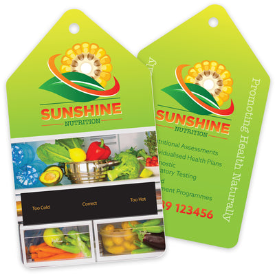 Fridge Temperature Gauge Printed Both Sides