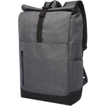Branded Hoss 15.6" roll-up laptop backpack 12L