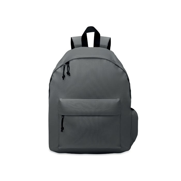 Branded 600D RPET polyester backpack