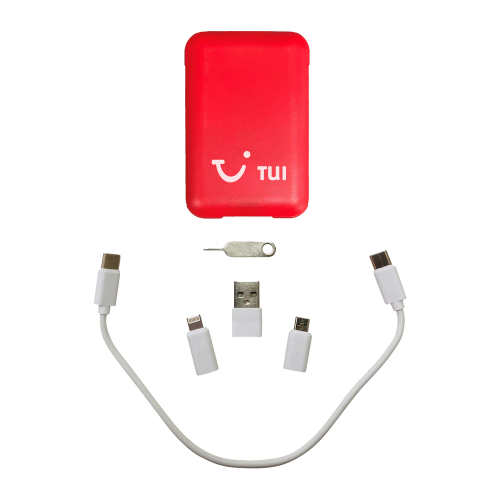 Branded Travel Charging Set with Phone Stand