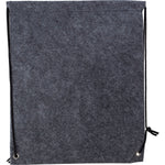 Branded Gear RPET felt drawstring backpack