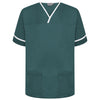 Behrens Contrast Trim Smart Scrub Top