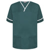 Branded Behrens Contrast Trim Smart Scrub Top