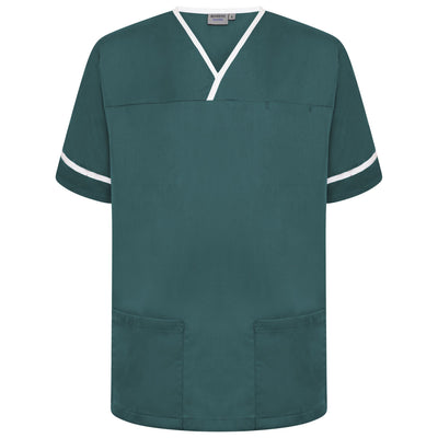 Branded Behrens Contrast Trim Smart Scrub Top