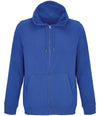 SOL'S Unisex Calipso Eco-Friendly Full Zip Hoodie Royal Blue