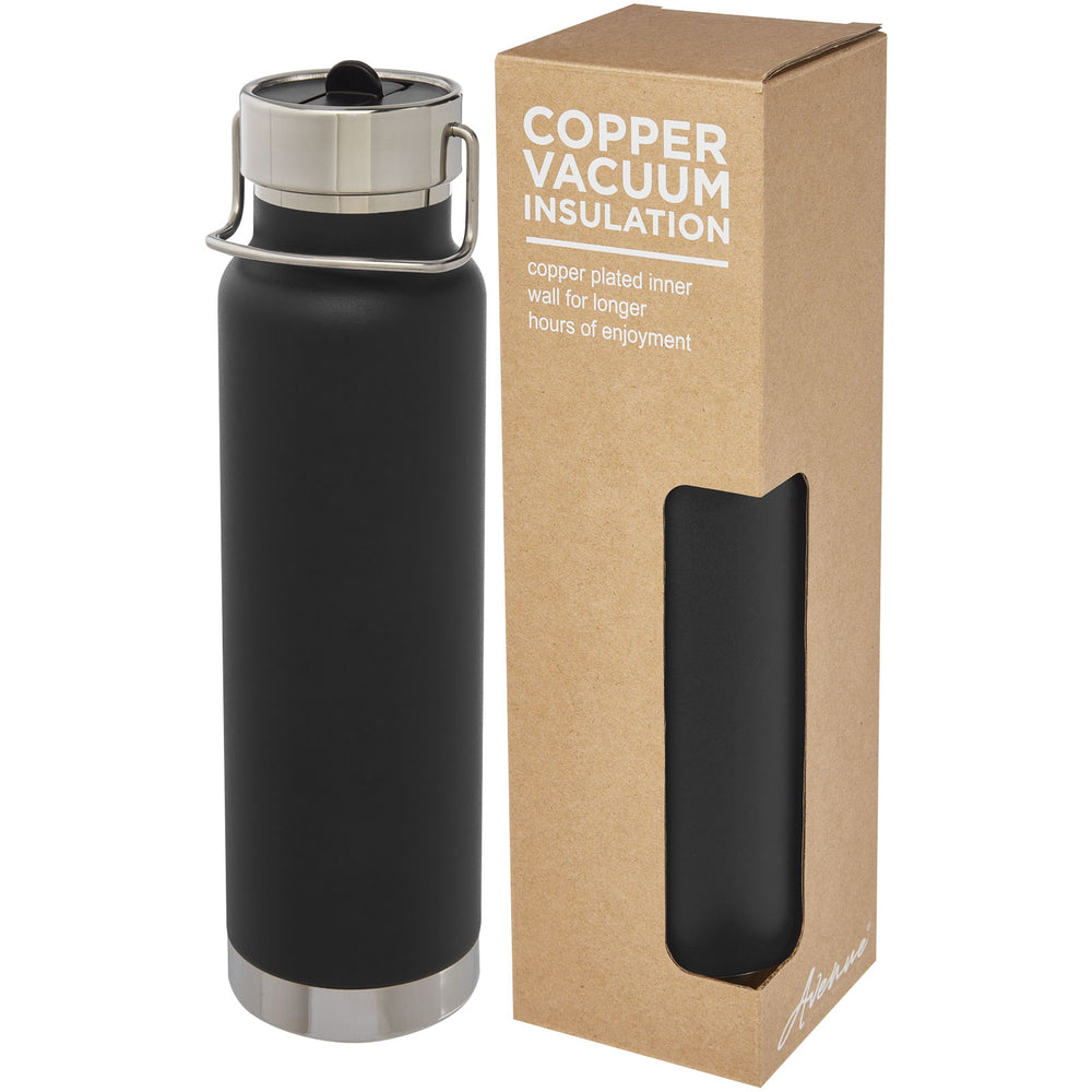 Branded Thor 750 ml copper vacuum insulated sport bottle