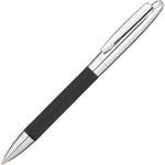 Branded JAVELIN ball pen with Soft Feel barrel and chrome trim