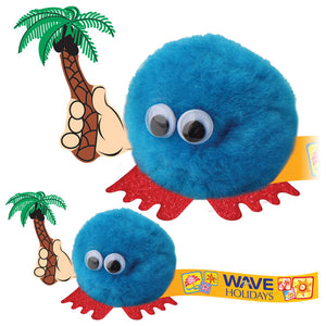 Travel Themed Logobug Handholders Palm Tree Handholder