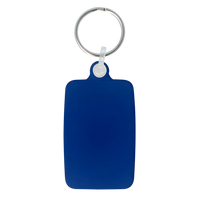 55mm Rectangle Keyring