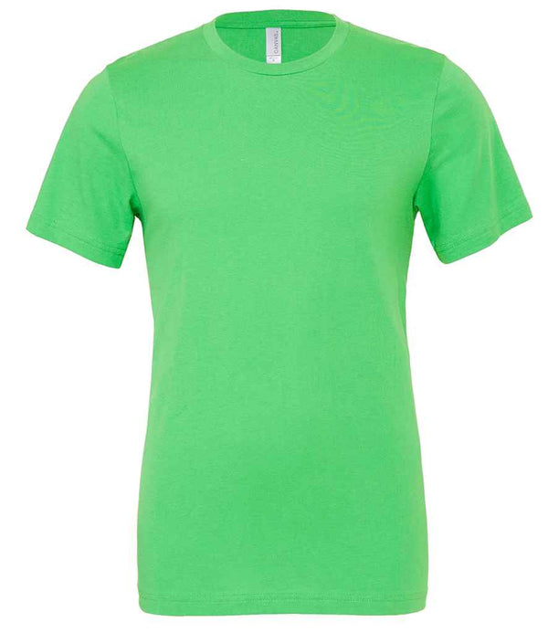 Canvas Unisex Crew Neck T-Shirt Synthetic Green