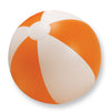 Inflatable beach ball Orange/White