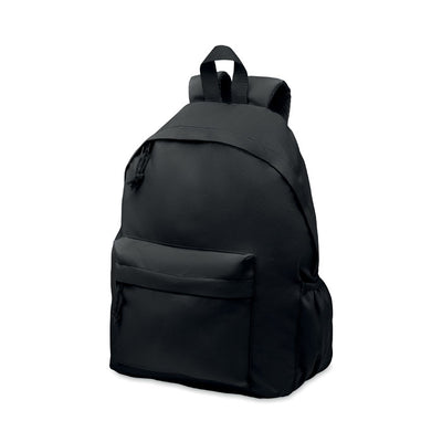 Branded 600D RPET polyester backpack