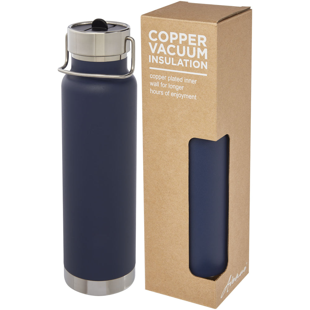 Branded Thor 750 ml copper vacuum insulated sport bottle