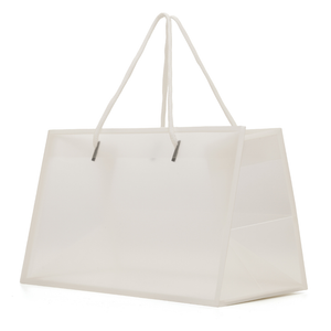 'Celeste Gift Bag' WHITE 50% RPP Bag with nylon handles