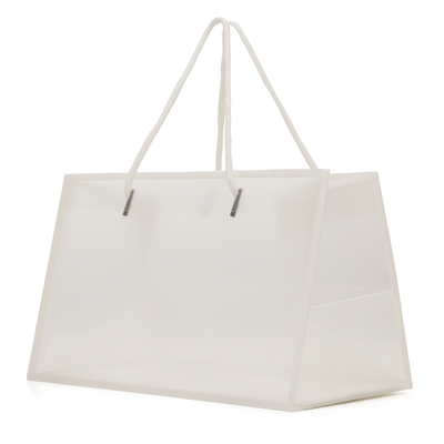 'Celeste Gift Bag' WHITE 50% RPP Bag with nylon handles
