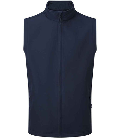 Premier Windchecker® Recycled Printable Soft Shell Gilet Navy