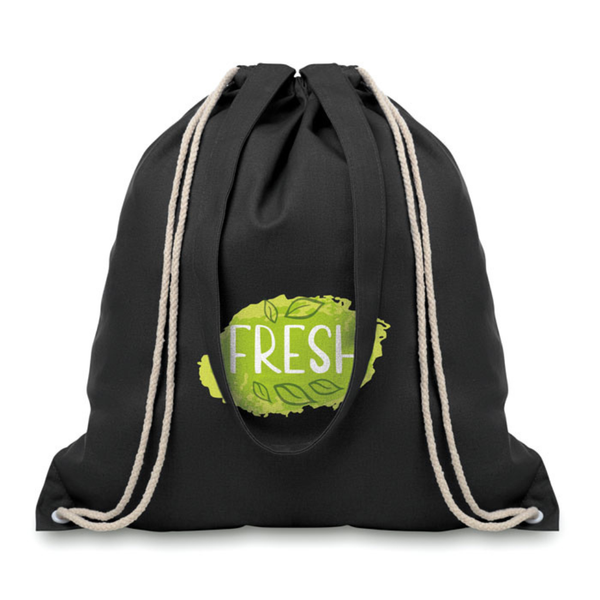 Branded 220gr/m² canvas 2 function bag
