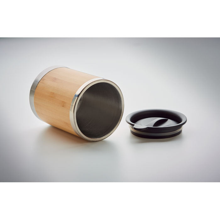 Branded Tumbler in bamboo cover 250ml